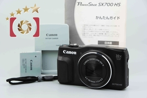 【中古】Canon キヤノン PowerShot SX700 HS ブラック コンパクトデジタルカメラ