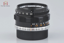 【中古】Canon キヤノン 35mm f/2 L39 ライカスクリューマウント_画像9