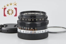 【中古】Canon キヤノン 35mm f/2 L39 ライカスクリューマウント_画像1