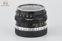 【中古】Canon キヤノン 35mm f/2 L39 ライカスクリューマウント_画像9