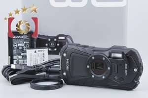 【中古】RICOH リコー WG-80 ブラック 防水アクションカメラ シャッター回数僅少 元箱付き