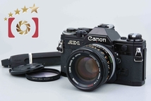 【中古】Canon キヤノン AE-1 ブラック + FD 50mm f/1.4 S.S.C._画像1