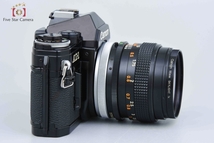 【中古】Canon キヤノン AE-1 ブラック + FD 50mm f/1.4 S.S.C._画像7