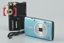 【中古】Canon キヤノン PowerShot A2400 IS ブルー コンパクトデジタルカメラ_画像1