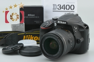 【中古】Nikon ニコン D3400 18-55 VR レンズキット ブラック