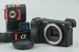 1 иен лот SONY Sony α6400 ILCE-6400 черный беззеркальный однообъективный камера [ аукцион во время ]