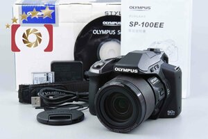 1 jpy exhibition OLYMPUS Olympus STYLUS SP-100EE compact digital camera origin box attaching [ auction in session ]
