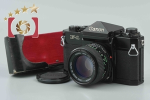 【中古】Canon キヤノン F-1 前期 + New FD 50mm f/1.4