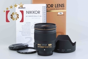 【中古】Nikon ニコン AF-S NIKKOR 28mm f/1.8 G 元箱付き