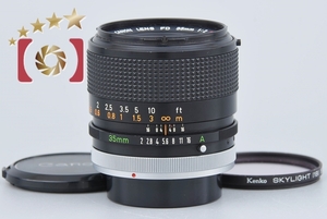 【中古】Canon キヤノン FD 35mm f/2 S.S.C.