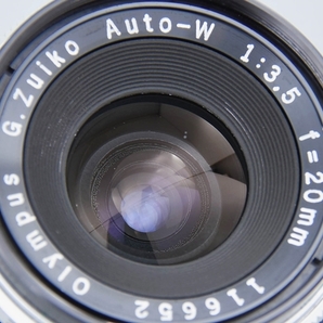 【中古】OLYMPUS オリンパス G.ZUIKO AUTO-W 20mm f/3.5 Pen F FT FV用の画像2