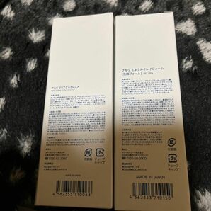 新品未開封です。　　　　　　　　　　　　　　　　　　フルリクリアゲルクレンズ&ミネラルクレイフォーム