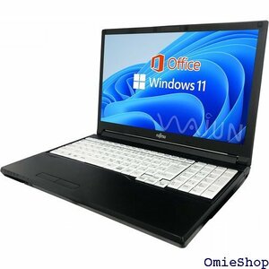 整備済み品 富士通 ノートPC A576 / 15.6 h/HDMI/DVD / 8GB / 256GB SSD 186