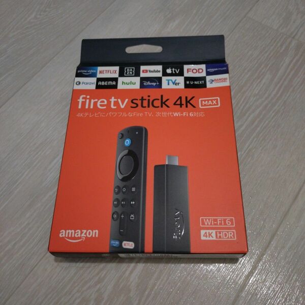 【未使用】Amazon firetv stick 4K MAX Wi-fi6対応