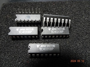 デジタルMOS　IC　TC4020BP　東芝　５個