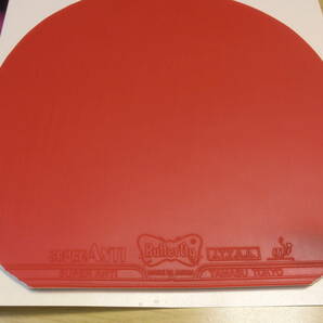 【送料無料】バタフライ スーパーアンチ ＳＵＰＥＲ ＡＮＴＩ 赤 アツ 1.9ミリ カットラケットサイズ  の画像2