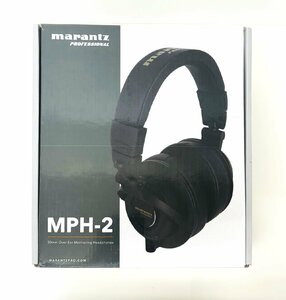 【86】1円～ 美品 marantz プロフェッショナル 50mm Over-Ear モニタリング ヘッドホン MPH-2 箱