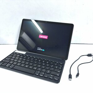 【41】1円~ Lenovo TAB7 A301LV 本体サイズ 約253×160×8.3mm ROM64GB RAM4GB タブレット キーボード コード2本付き USED品 長期保管品