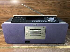 Ala1104 SONY Sony CD/ MD component stereo ZS-M5 junk 