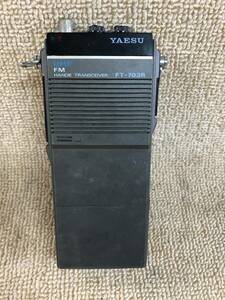 K-2070 *YAESU/ Yaesu FT-703R handy machine transceiver electrification verification only operation not yet verification transceiver transceiver 