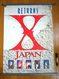 ■61：ポスター　X JAPAN　RETURNS■