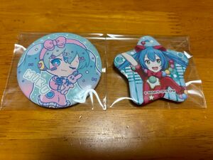 初音ミク 缶バッジ 2個