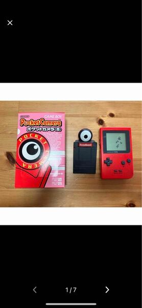 ゲームボーイ ポケットカメラ 赤　箱美品　激レア