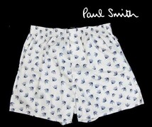 E水05329新品▼ ポールスミス Paul Smith トランクス 【 M 】 マルチストライプ パンツ 下着 アンダーウエア オフホワイト系_画像1