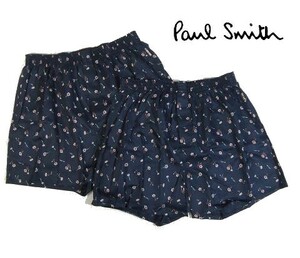 E tree 05569 new goods V Paul Smith trunks 2 pieces set [ L ] multi stripe pants underwear under wear Paul Smith navy series 