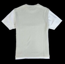 E火05507新品▼ ビームス BEAMS ベストフェイクレイヤード 半袖カットソー 【 L 】 半袖Tシャツ 重ね着 Tシャツ ナチュラル系_画像2