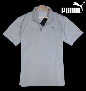 E земля 05618 новый товар V Puma Golf рубашка-поло с коротким рукавом [ L ] Tec pike moving tei рубашка-поло легкий . эластичность рубашка PUMA Golf серый серия 