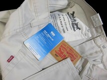 E水05326新品▼ リーバイス 505 レギュラーフィットクロップドパンツ W34 COOL素材 クロップドパンツ Levi's ストレッチ カジュアル_画像5