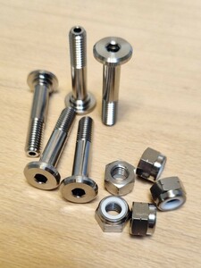 144-A-2*ge-ru Speed clutch pa-chi system lever pivot pin & nut set. clutch pa-chi system &ELABORATE. titanium bolt 