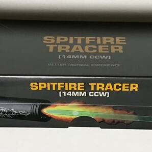 マズルフラッシュ機能付き BB弾トレーサー フルオートトレーサー WoSporT スピットファイアトレーサー (14mm逆→11mm正アダプター付属)BK_の画像4