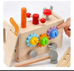 新品未使用 知育玩具 木製 木のおもちゃ 赤ちゃん 道具　子供 創造性