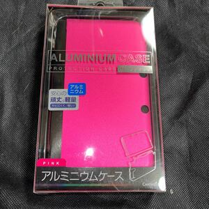 新品未開封　Nintendo3DSLL 用　アルミニウムケース　ピンク