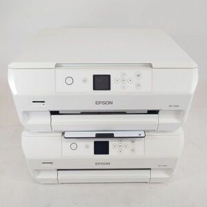 【ジャンク品】EPSON エプソン インクジェットプリンター 2台セット EP-712A (2020年製) EP-710A (2017年製) 【中古】