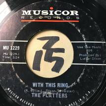 試聴 THE PLATTERS WITH THIS RING 両面EX _画像1