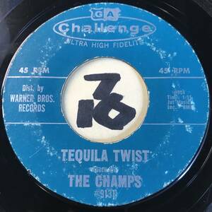  audition THE CHAMPS TEQUILA TWIST both sides VG+ SOUNDS VG++