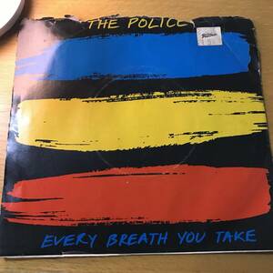 試聴 THE POLICE EVERY BREATH YOU TAKE 両面EX+ 