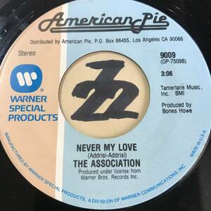 試聴 新品 THE ASSOCIATION NEVER MY LOVE 