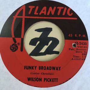 試聴 WILSON PICKETT FUNKY BROADWAY 両面EX SOUNDS EX+ 