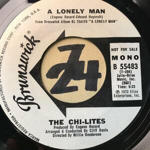 試聴 DJ Bab Mr. Lone Lee/ SHAG Every Dayネタ THE CHI-LITES A LONELY MAN 両面EX+ 