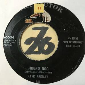 試聴 1956年両A面/全米1位 ELVIS PRESLEY DON’T BE CRUEL EX+ / HOUND DOG EX SOUNDS EX+ 珍しいピクチャー・スリーヴ付きの画像3