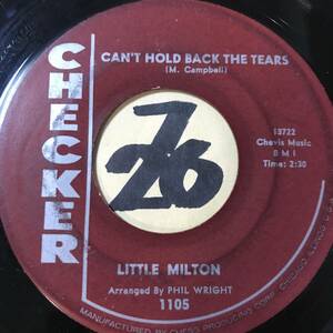 試聴 LITTLE MILTON CAN’T HOLD BACK THE TEARS 両面VG++ SOUNDS EX