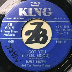 試聴 JAMES BROWN AND THE FAMOUS FLAMES I GOT YOU (I FEEL GOOD) 両面EX