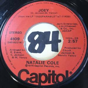 試聴 NATALIE COLE JOEY 両面EX+ 