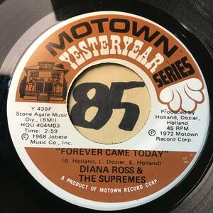 試聴 DIANA ROSS & THE SUPREMES FOREVER COME TODAY 両面NM 