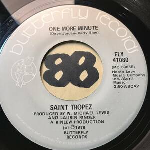 試聴 新品 SAINT TROPEZ ONE MORE MINUTE / BELLE DE JOUR 