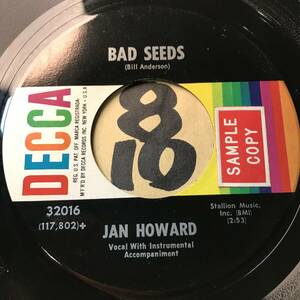 試聴 女性ソフトロック/サンシャイン・ポップ JAN HOWARD BAD SEEDS NM 